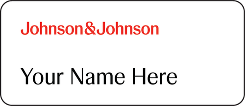 Johnson & Johnson Name Badge