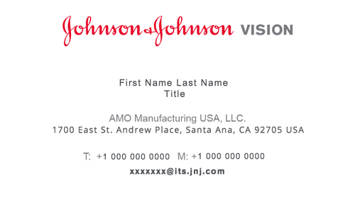 AMO Manufacturing USA, LLC - 500 Business Cards